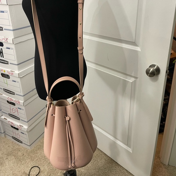 Polene Numero Huit  Pink Bucket Purse New - Picture 8 of 8